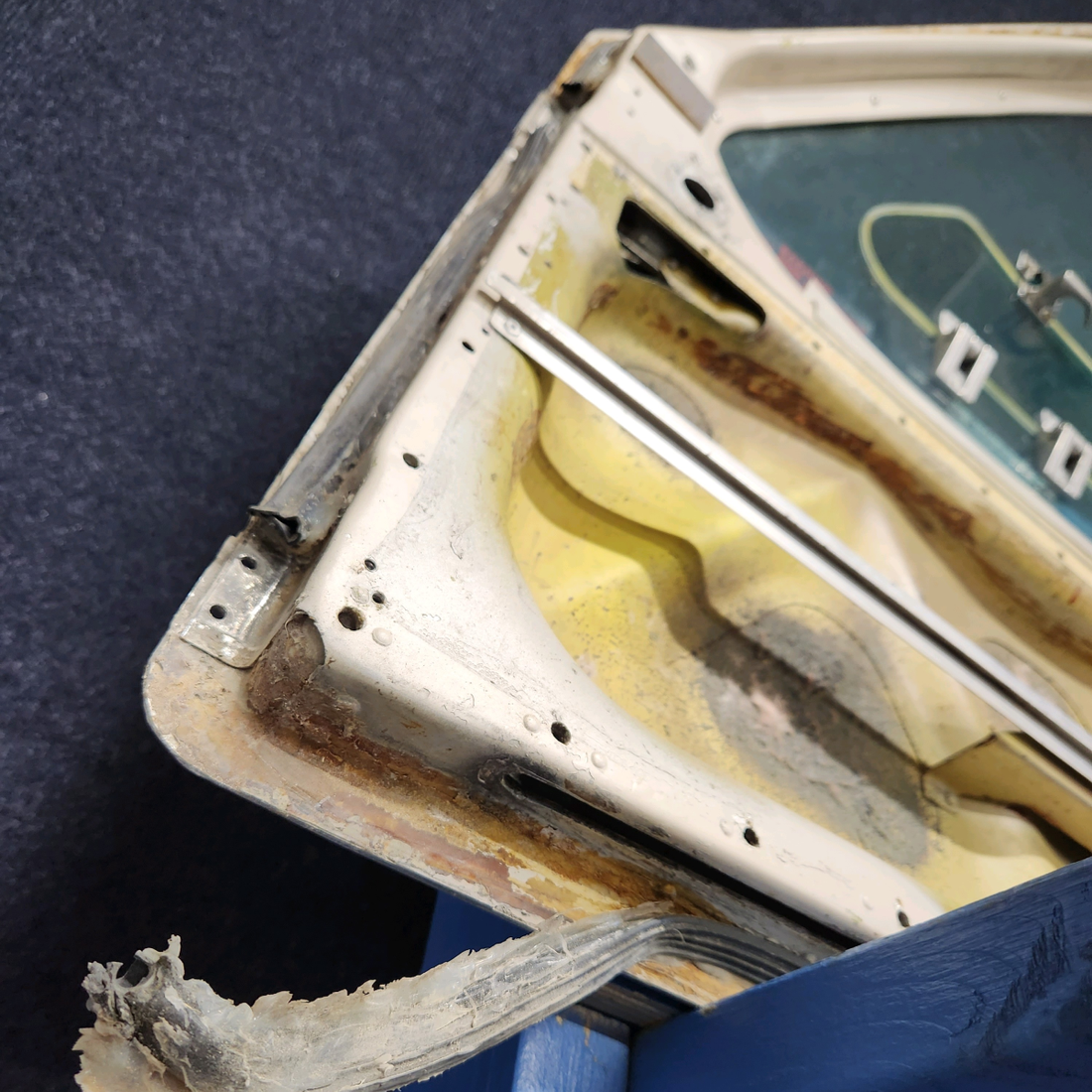 Used aircraft parts for sale, 35-400010 BEECHCRAFT F35 CABIN DOOR STRUCTURE (MINUS INTERNALS)