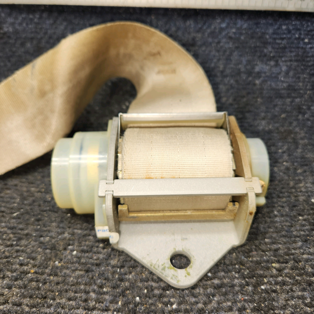 Used aircraft parts for sale, 1107447-01 Pacific Scientific 1107447-31 Piper PA28-161 Shoulder Harness Reel Assembly (Brown)