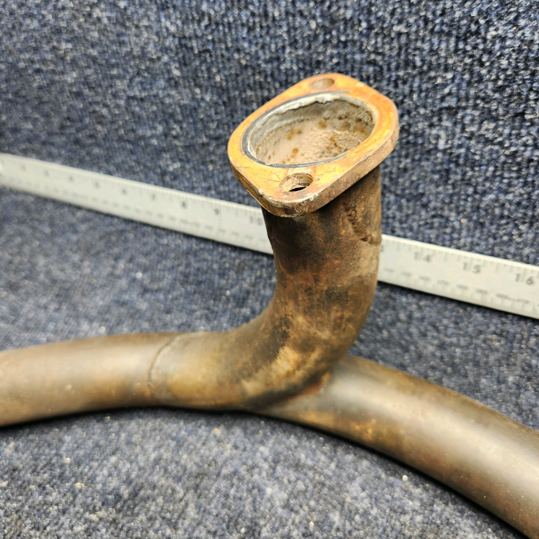 Used aircraft parts for sale, 63726-002 / 63726-004 PIPER PA28-140 FORWARD EXHAUST STACK LH / RH