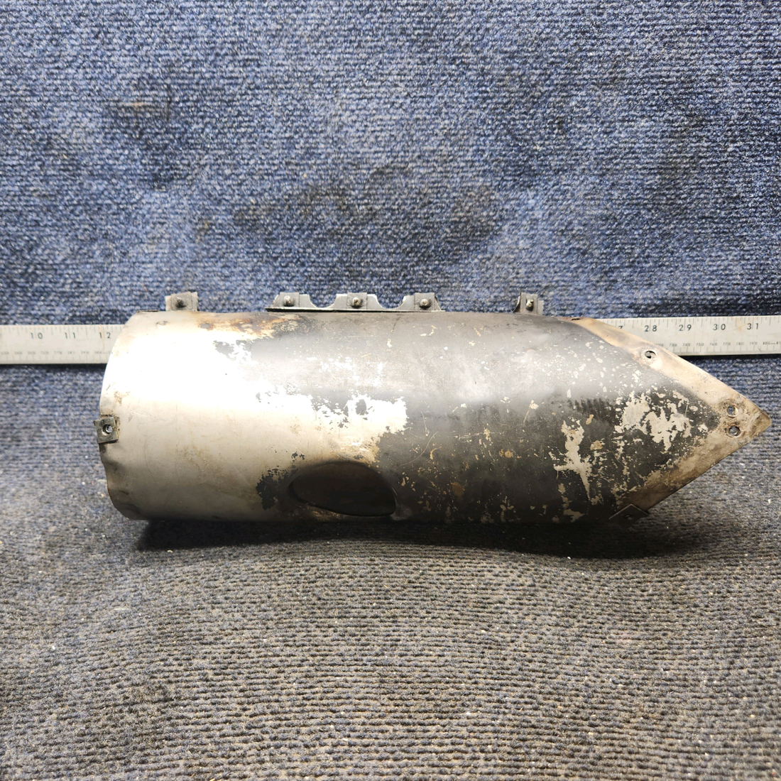 Used aircraft parts for sale, 0550157-27 Continental O-300-D Cessna 172 Exhaust Muffler Shroud - RH