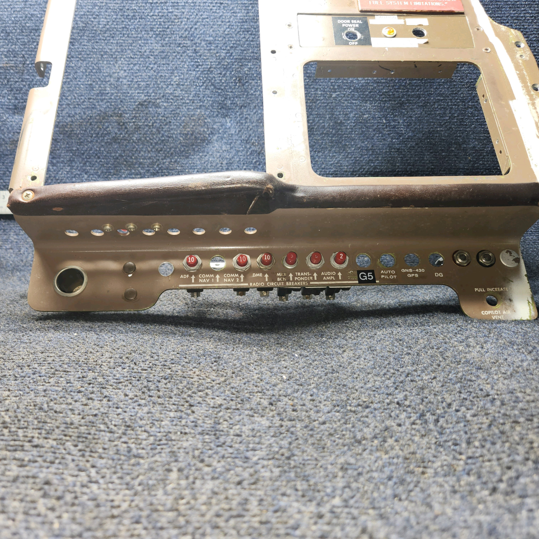 Used aircraft parts for sale, 58-324037-1 BEECHCRAFT 95-55B Instrument Panel Assembly – Co-Pilot