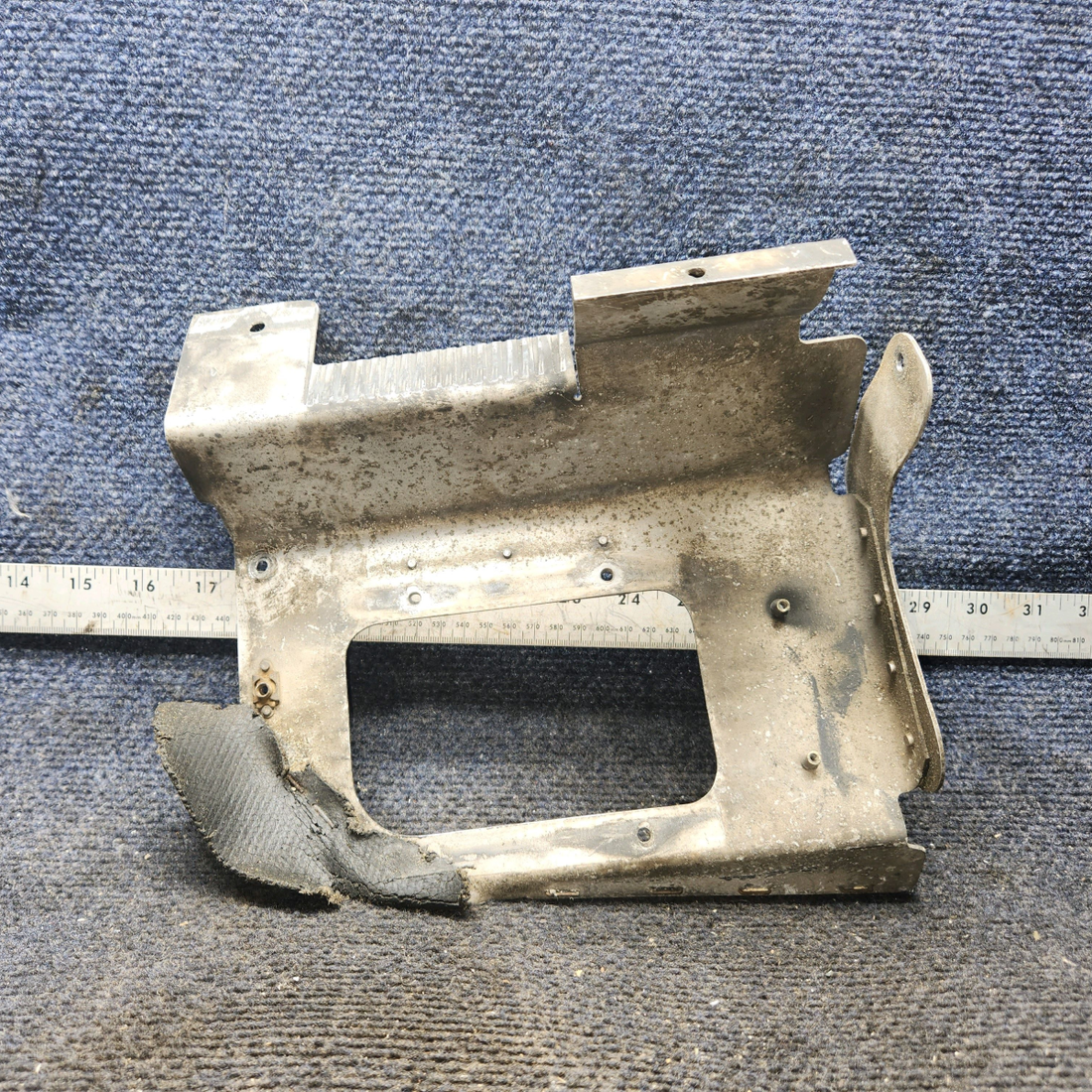 Used aircraft parts for sale, 63617-015 Piper PA28-140 Front Engine Baffle Assembly - LH