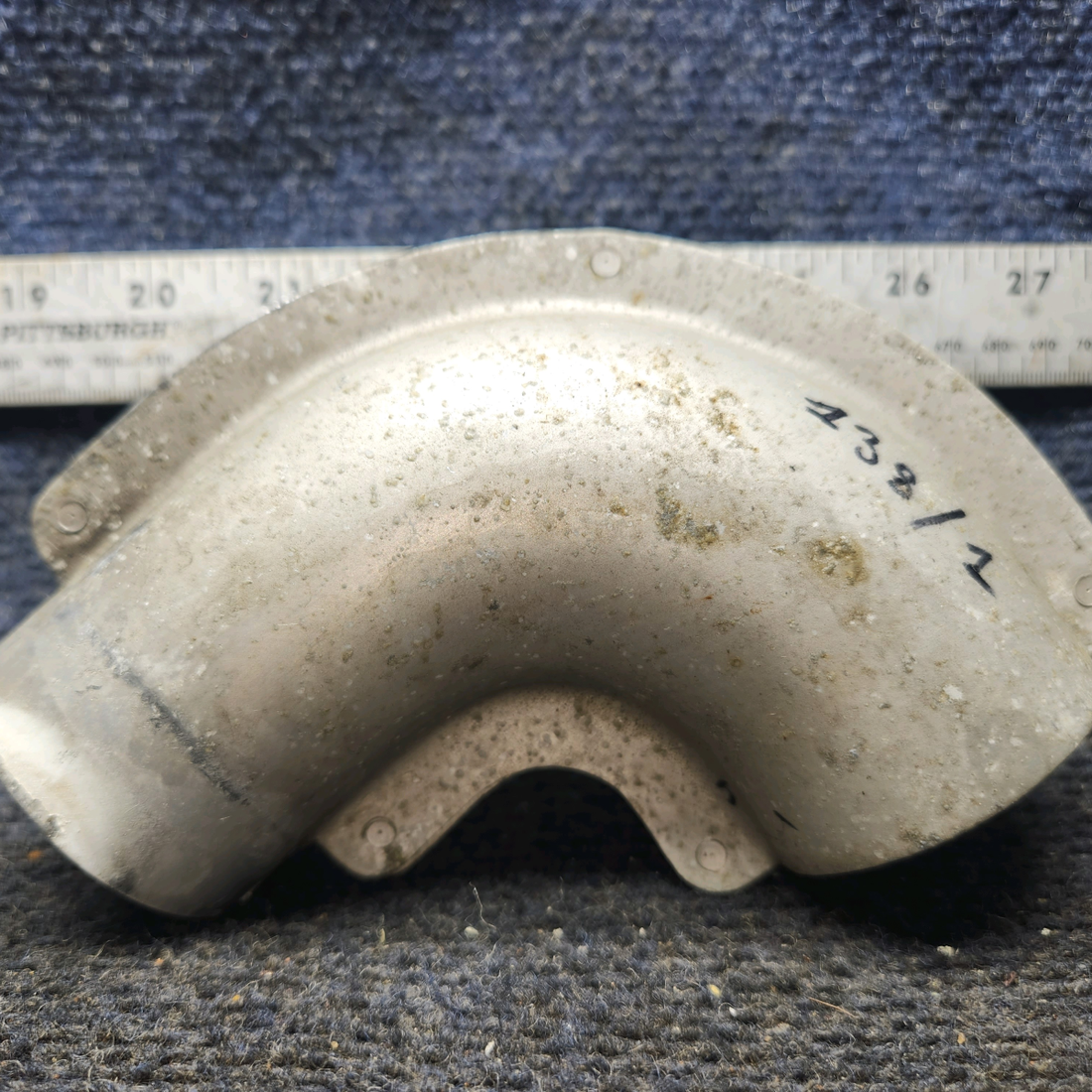 Used aircraft parts for sale, 0413233 Cessna 172E Cabin Air Vent Elbow