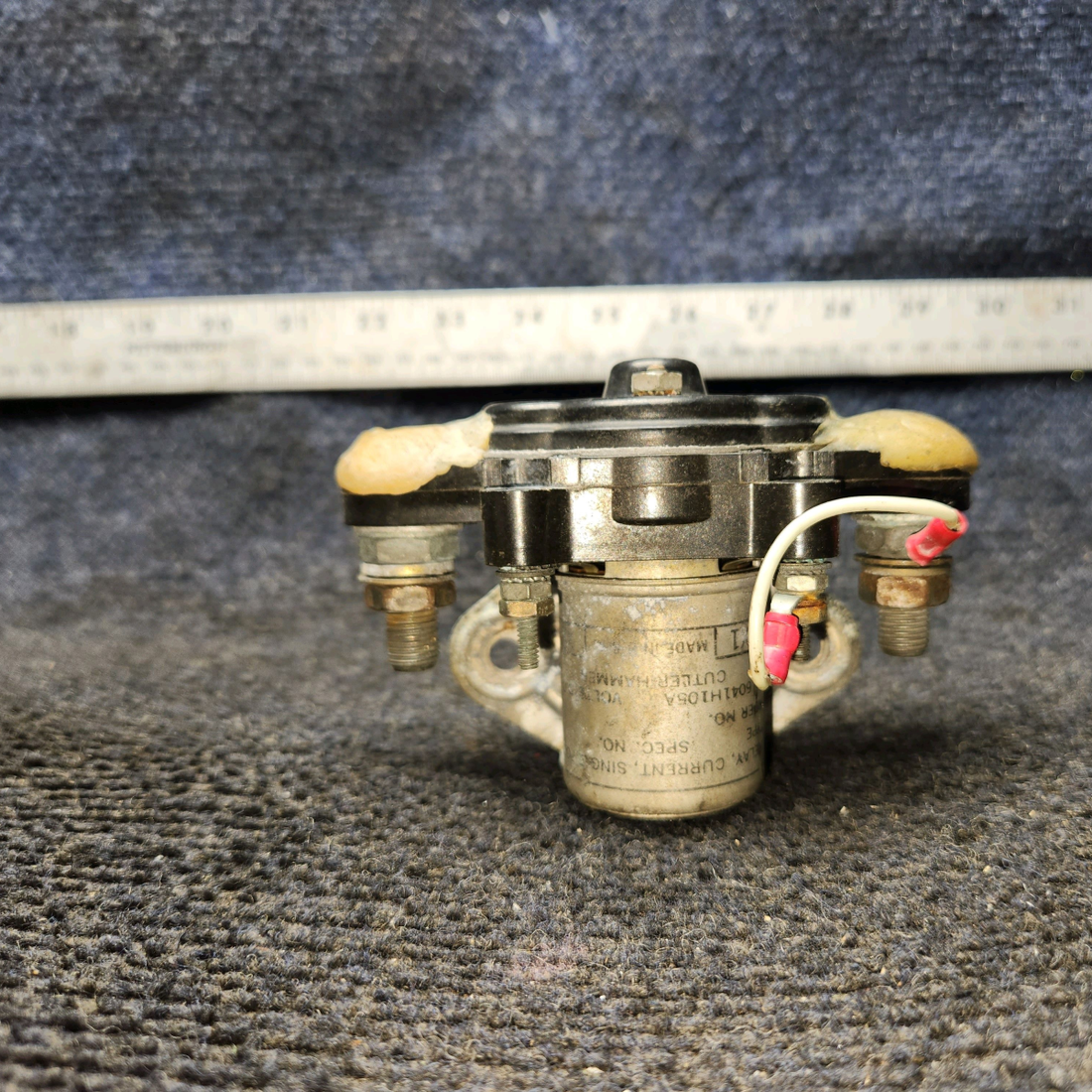 Used aircraft parts for sale, 6041H105A Cutler Hammer Cessna C175 Relay 12 Volts