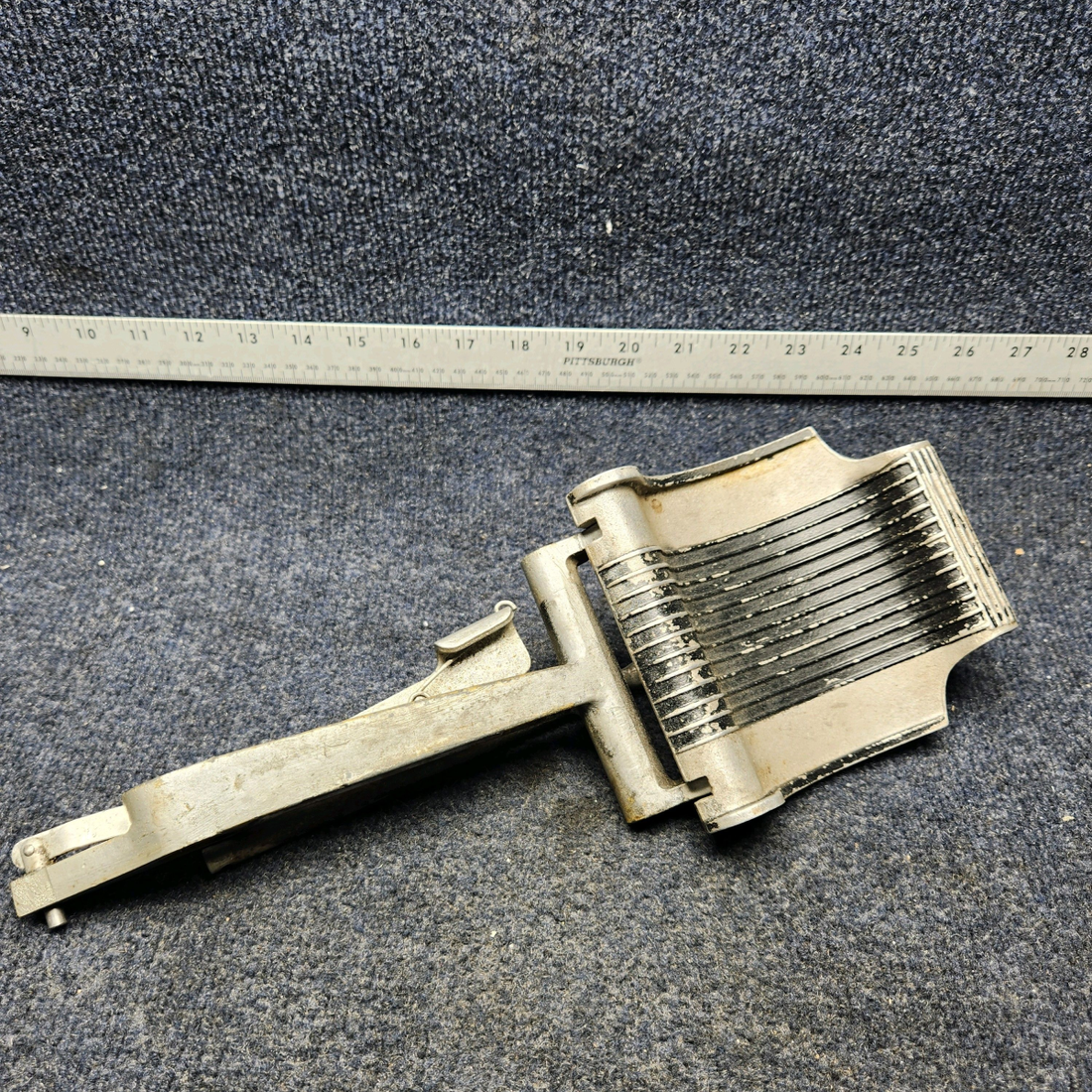 Used aircraft parts for sale, 35-524011 AND 35-524060-2 BEECHCRAFT F35 RUDDER PEDAL AND PEDAL ARM