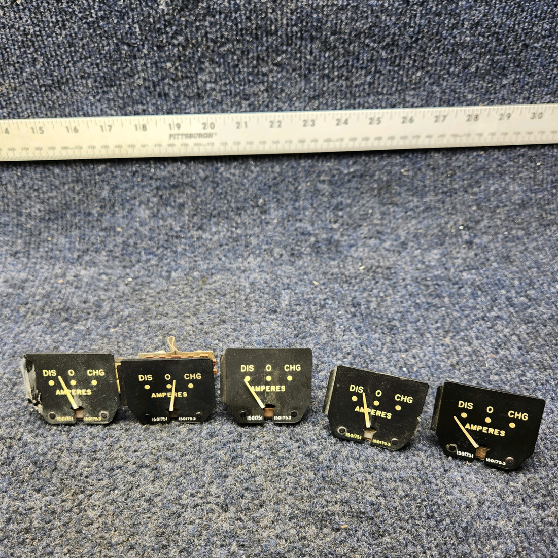 Used aircraft parts for sale, 1501751 BEECHCRAFT F35 AMPERES INDICATOR PRICE PER EACH.