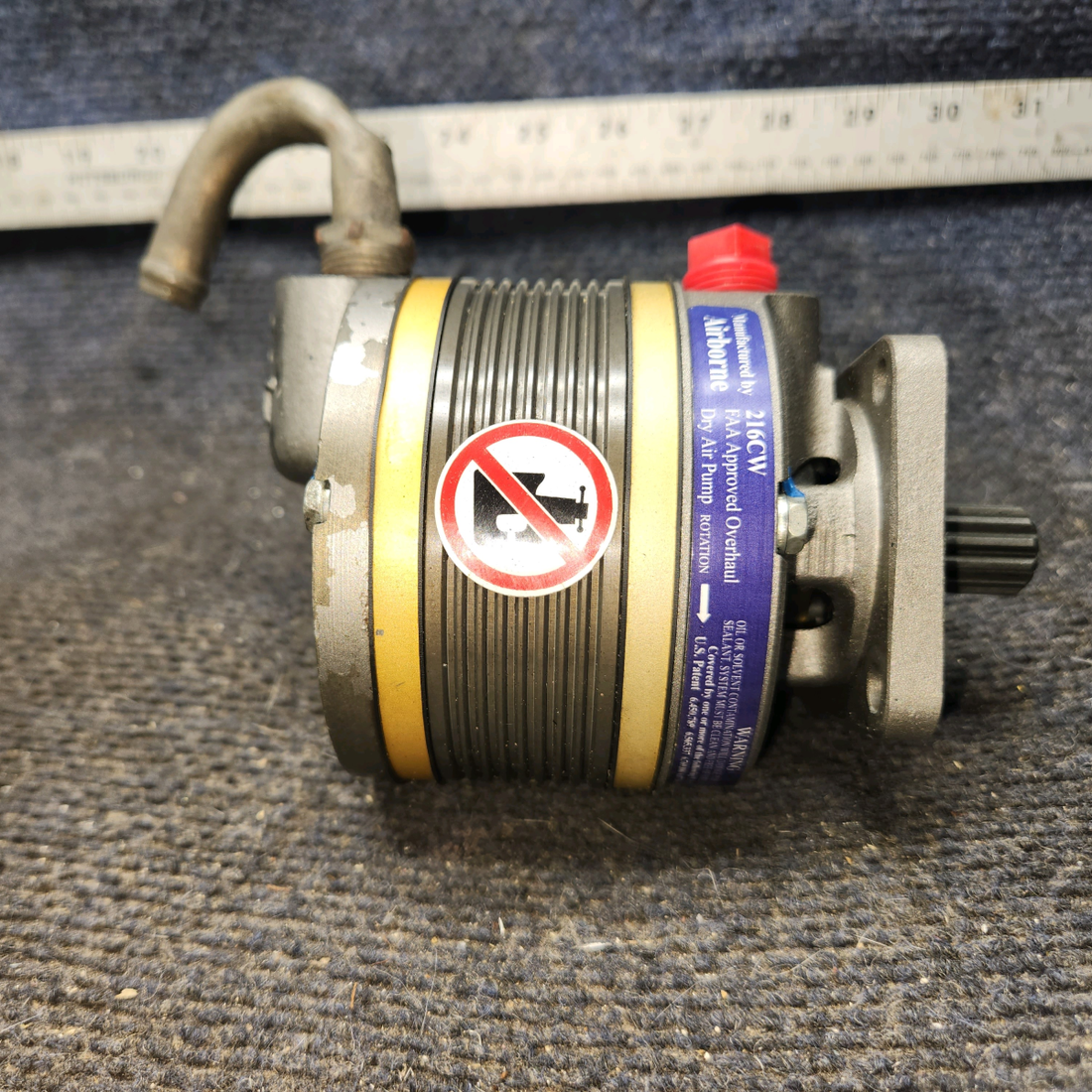 Used aircraft parts for sale, 216CW Rapco Inc. Cessna 182G Vacuum Pump