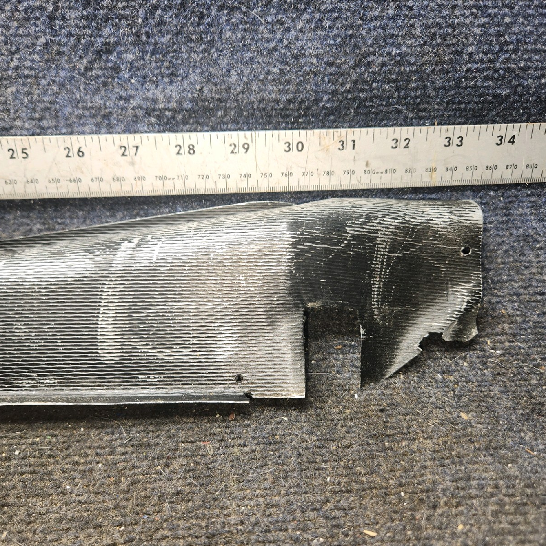 Used aircraft parts for sale, 36511-02 piper PA-28-181 Center Cabin Heat Duct Assembly – LH