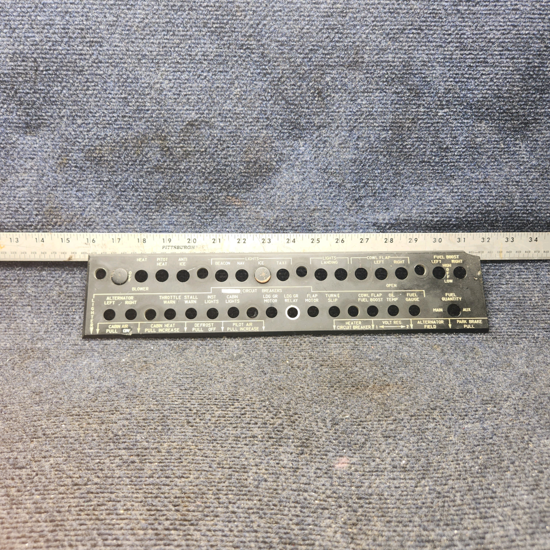 Used aircraft parts for sale, 96-324062-3 BEECHCRAFT 95-55B Circuit Sub Panel Assy - LH