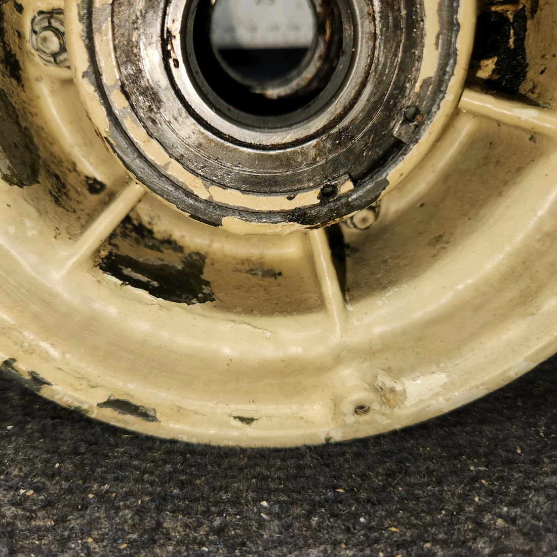 Used aircraft parts for sale, 9520653 GoodYear BEECHCRAFT F35 Nose Wheel Assembly 5.00-5