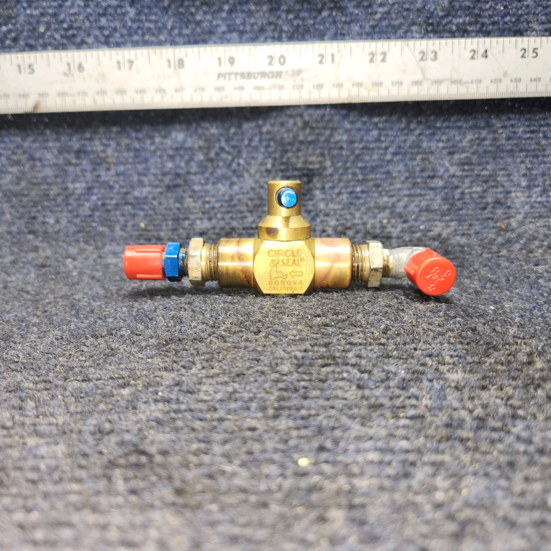 Used aircraft parts for sale, 9559B-2PP Beechcraft A24R Circle Seal Emergency Gear Extension Valve