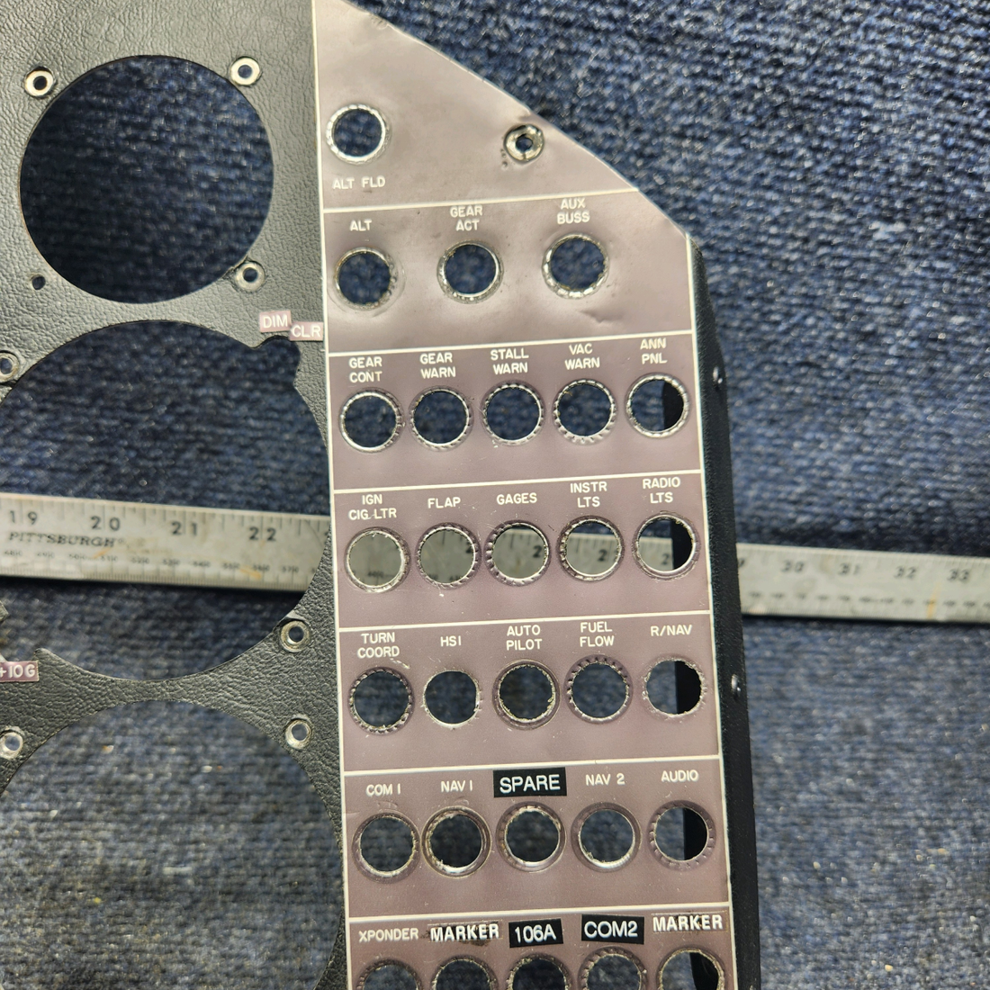 Used aircraft parts for sale, 820305-901 / 820306 MOONEY M20J INSTRUMENT PANEL COMPLETE