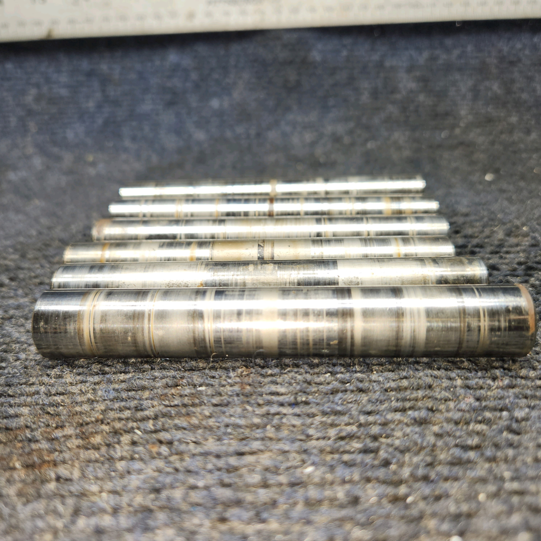 Used aircraft parts for sale, 657920 Continental O-300-D Cessna 172F Rocker Valve Shaft - Set of 6