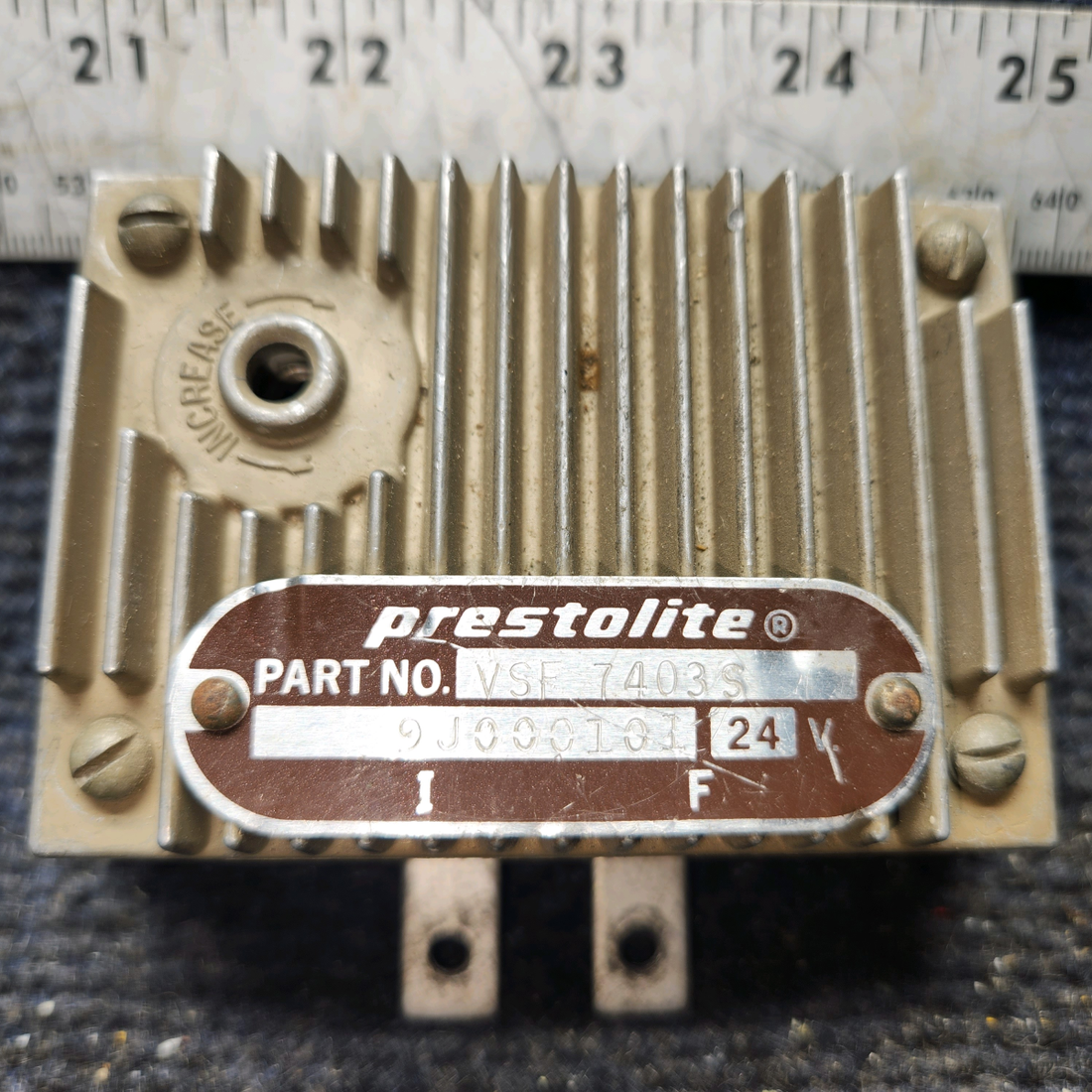 Used aircraft parts for sale, VSF7403A Prestolite Voltage Regulator (28V)