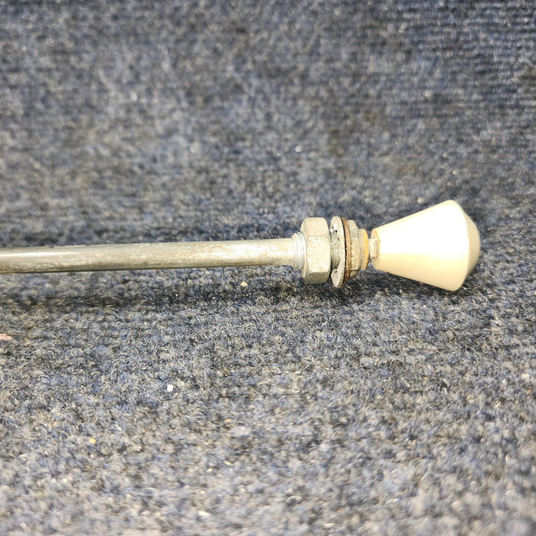 Used aircraft parts for sale, 35-380051-21 Beechcraft A24R Cabin Heat Control Cable (Length: 45-1/4")