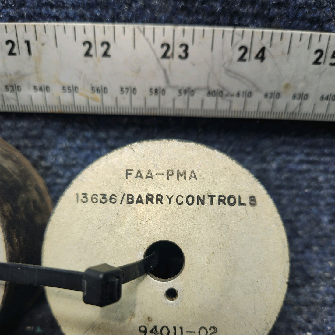 Used aircraft parts for sale, 94011-02 Barry Cessna 182P Engine Mount, Missing Center Bushing