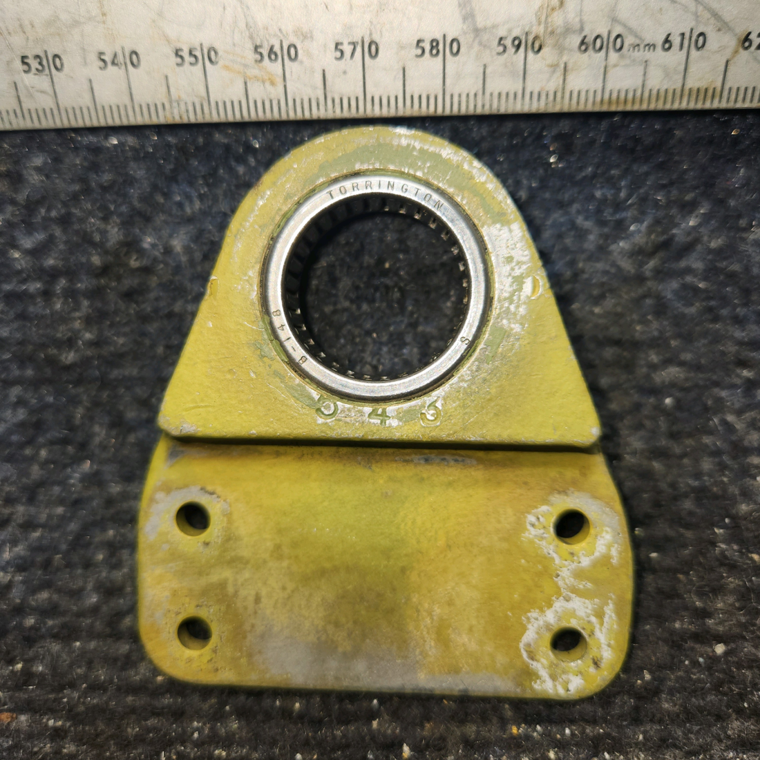 Used aircraft parts for sale, 002-524017-5 Beechcraft F33A Support Assembly Rudder Pedal