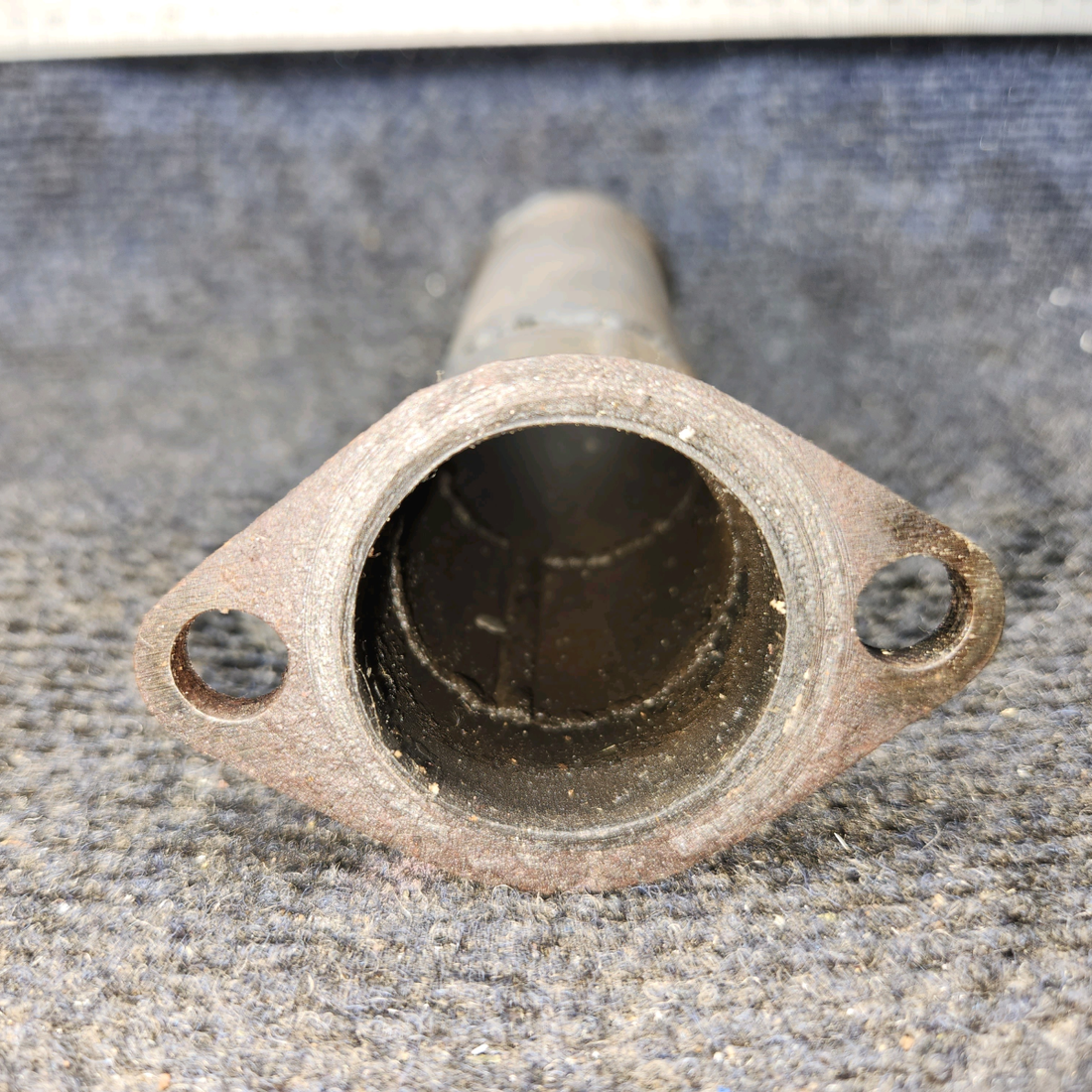 Used aircraft parts for sale, 0550176-13 Continental O-300 Cessna C175 Curved Exhaust Riser