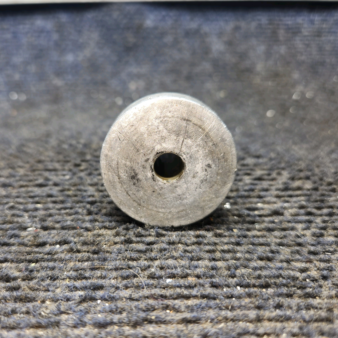 Used aircraft parts for sale, 1442001-2 Cessna 182G Nose Wheel Axle Bolt Bucket (Aluminum)