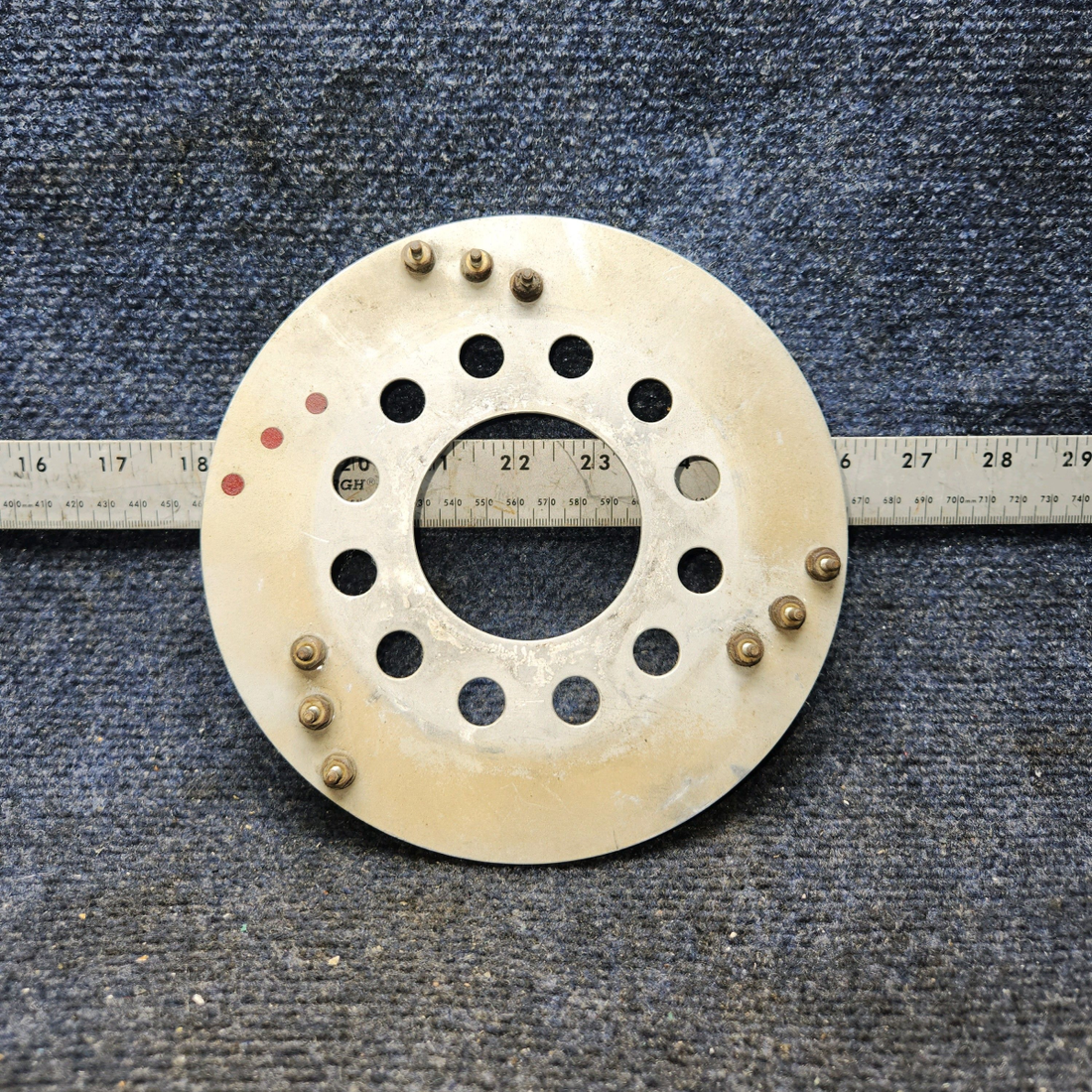 Used aircraft parts for sale, D40106 Cessna T210 Propeller De-Ice Slip Ring Assy 28V