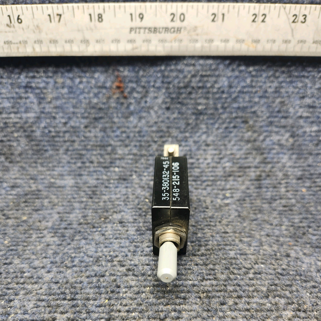 Used aircraft parts for sale, 35-380132-45 Beechcraft F33A WOOD TOGGLE SWITCH (15A)