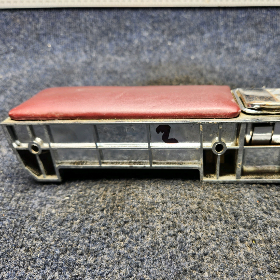 Used aircraft parts for sale, 66710-017 Piper PA32RT-300 ARMREST ASSY MIDDLE RH / AFT RH W/ ASH TRAY