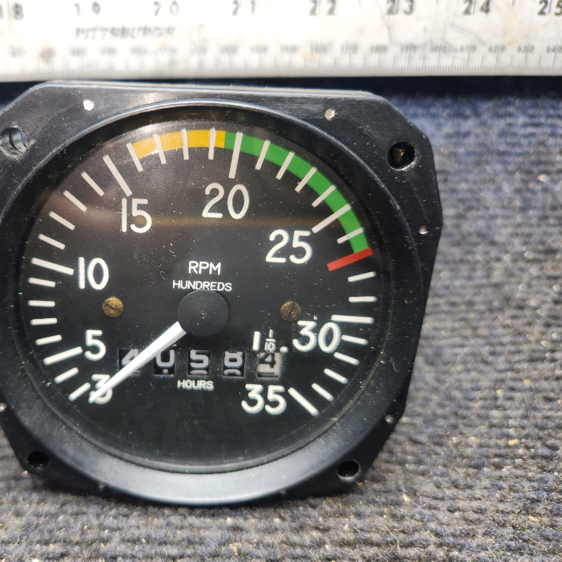 Used aircraft parts for sale, D1-112-5025 Mitchell Aircraft Products 98480-25 Recording Tachometer, Mechanical
