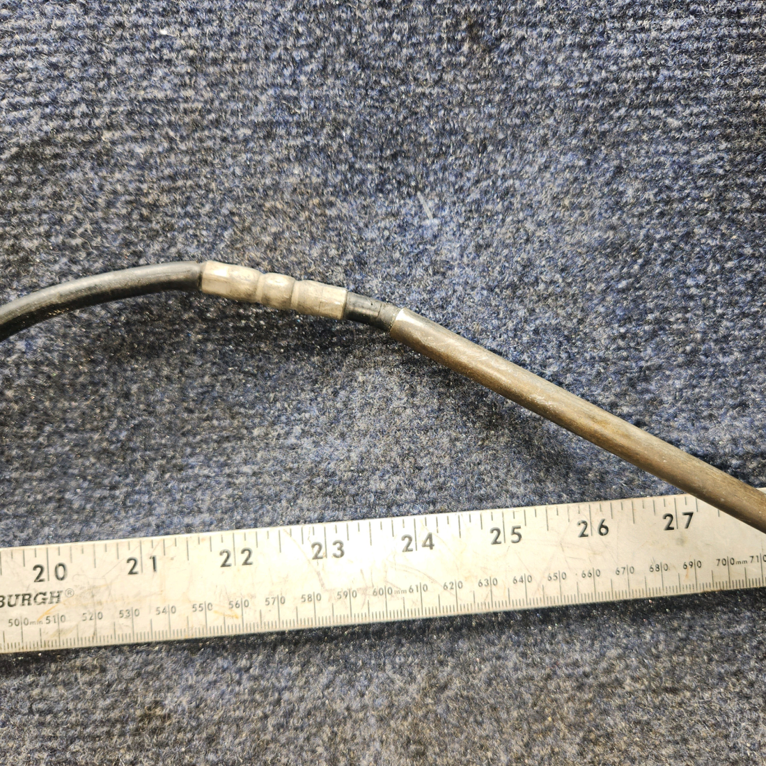 Used aircraft parts for sale, S1222-6 Cessna 182G Throttle Control Cable (37.25" long)