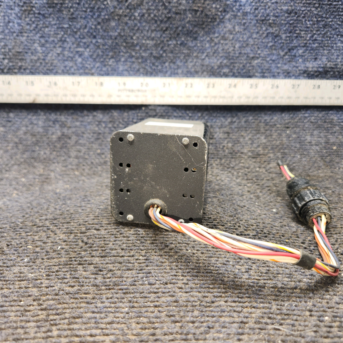 Used aircraft parts for sale, ASC-5A Electronics International piper PA-28-181 Super Clock Indicator