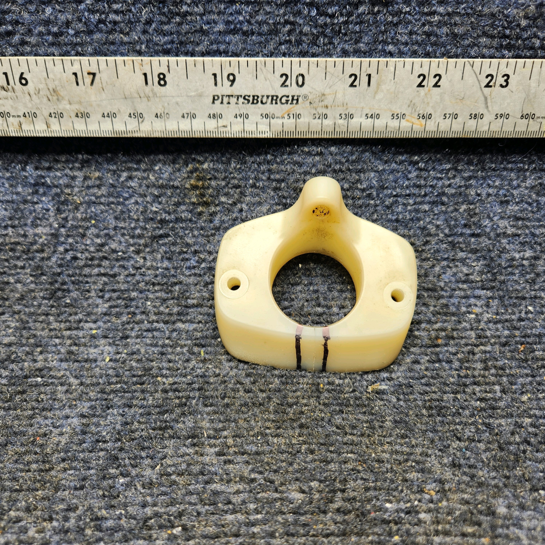 Used aircraft parts for sale, 169-524050 Beechcraft A23A Musketeer Custom III CONTROL COLUMN SUPPORT BEARING - HAS CRACK SEE PHOTOS FOR DETAIL.