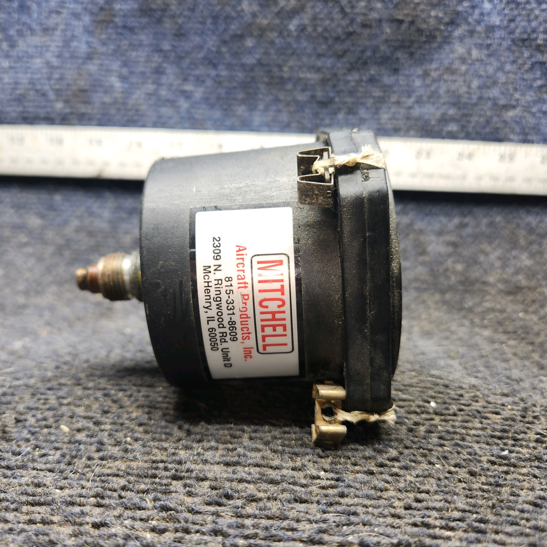 Used aircraft parts for sale, D1-112-5024 Mitchell piper PA-28-181 Mechanical Recording Tachometer (Hours: 4821.4)