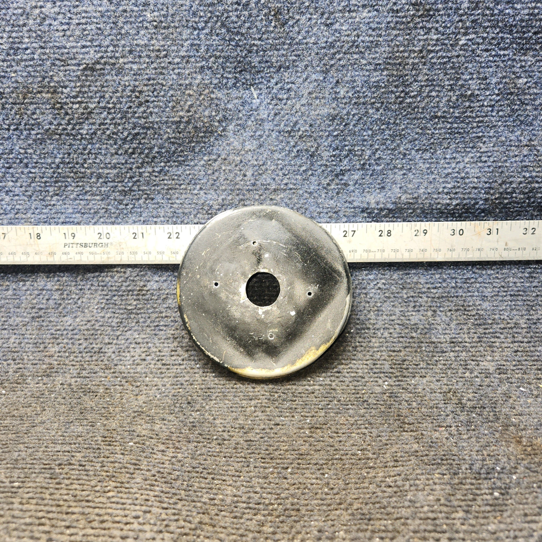 Used aircraft parts for sale, 0511198 Cessna 172 E Fuel Selector Cup with Placard