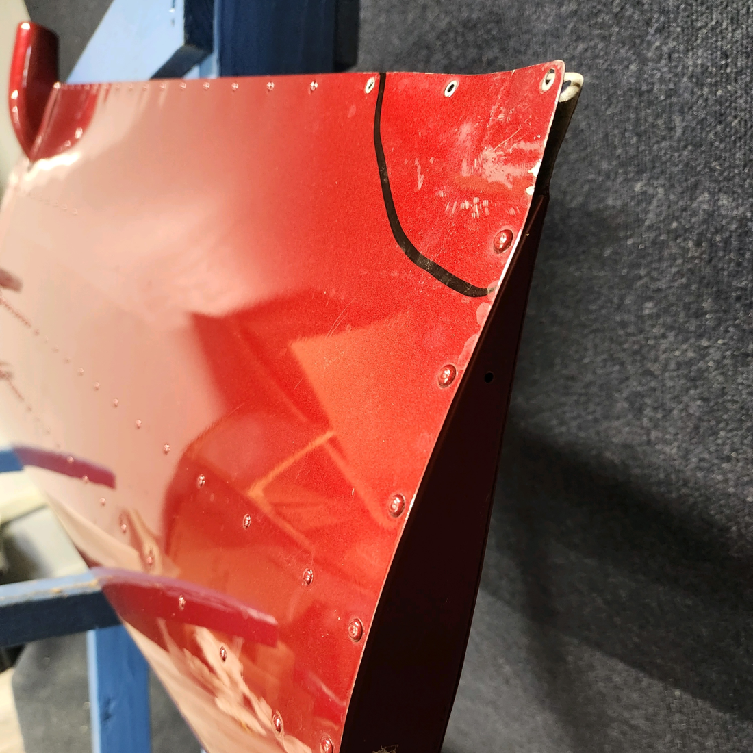 Used aircraft parts for sale, C044-1 Robinson  [part_model] Robinson R44 Raven II HORIZONTAL STABILIZER ASSEMBLY-HAVE DENT "SEE PHOTOS FOR DETAL"
