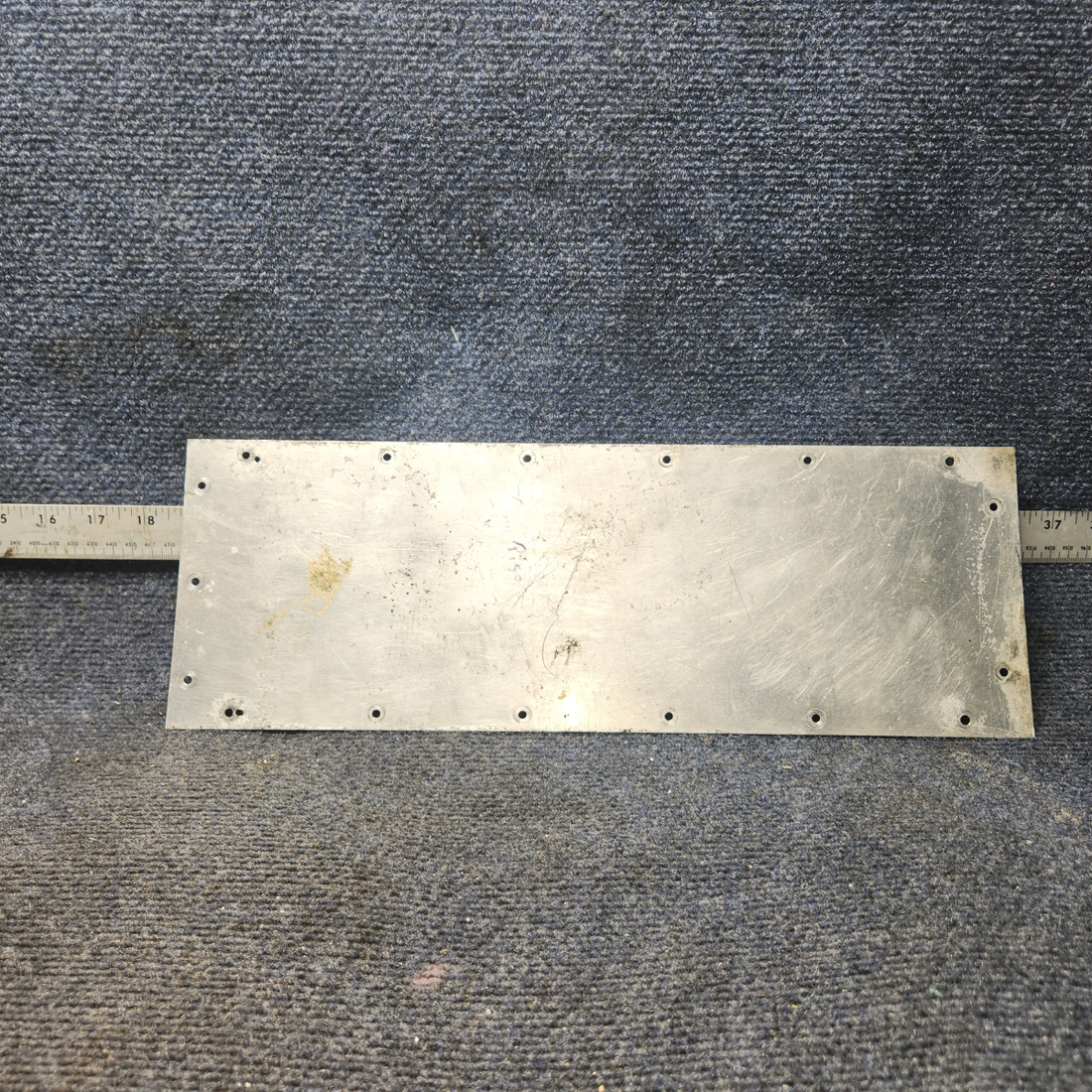 Used aircraft parts for sale, 63287-000 Piper PA28-140 Center Rear Top Tunnel Plate