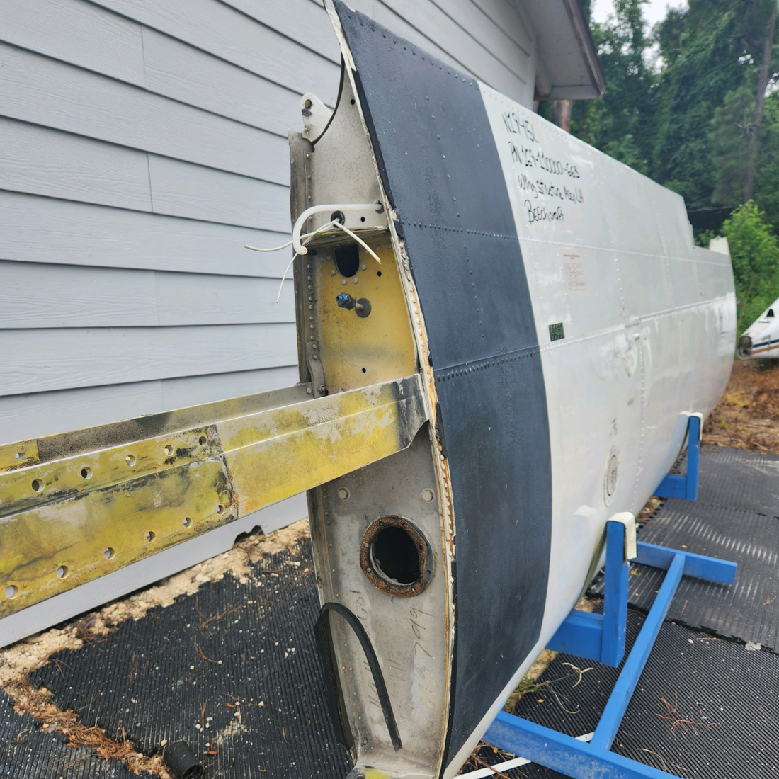 Used aircraft parts for sale, 169-110000-663 Beechcraft C23 SUNDOWNER WING STRUCTURE ASSY LH "SEE PHOTOS FOR DETAILS"