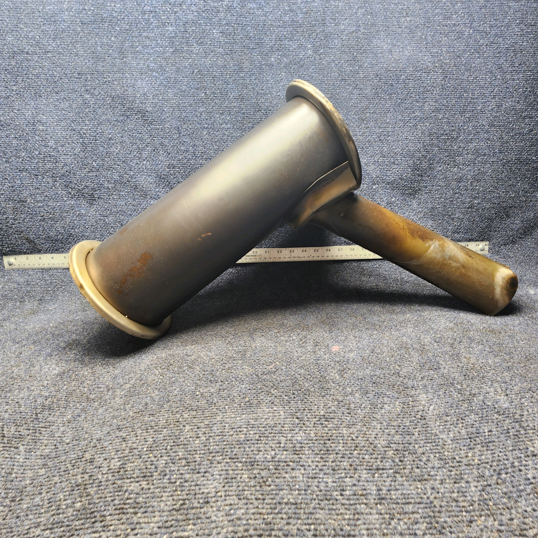 Used aircraft parts for sale, 1754001-9 CESSNA 172K LYCOMING MUFFLER (BENT TAILPIPE) "SEE PHOTOS"