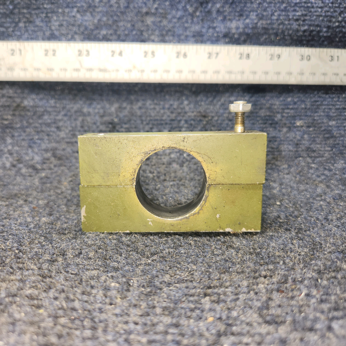 Used aircraft parts for sale, 62745-000 Piper PA28-140 Pillow Block Torque Shaft Support