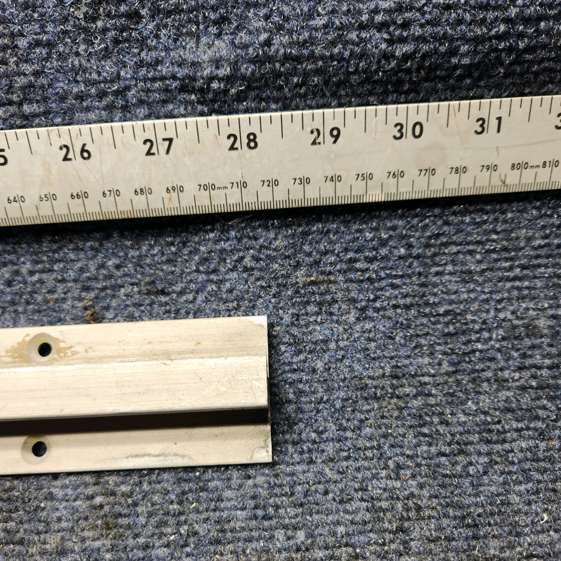 Used aircraft parts for sale, 33-534031-31 Beechcraft F33A SIDE SEAT TRACK / REAR INDBOARD OR OUTBOARD