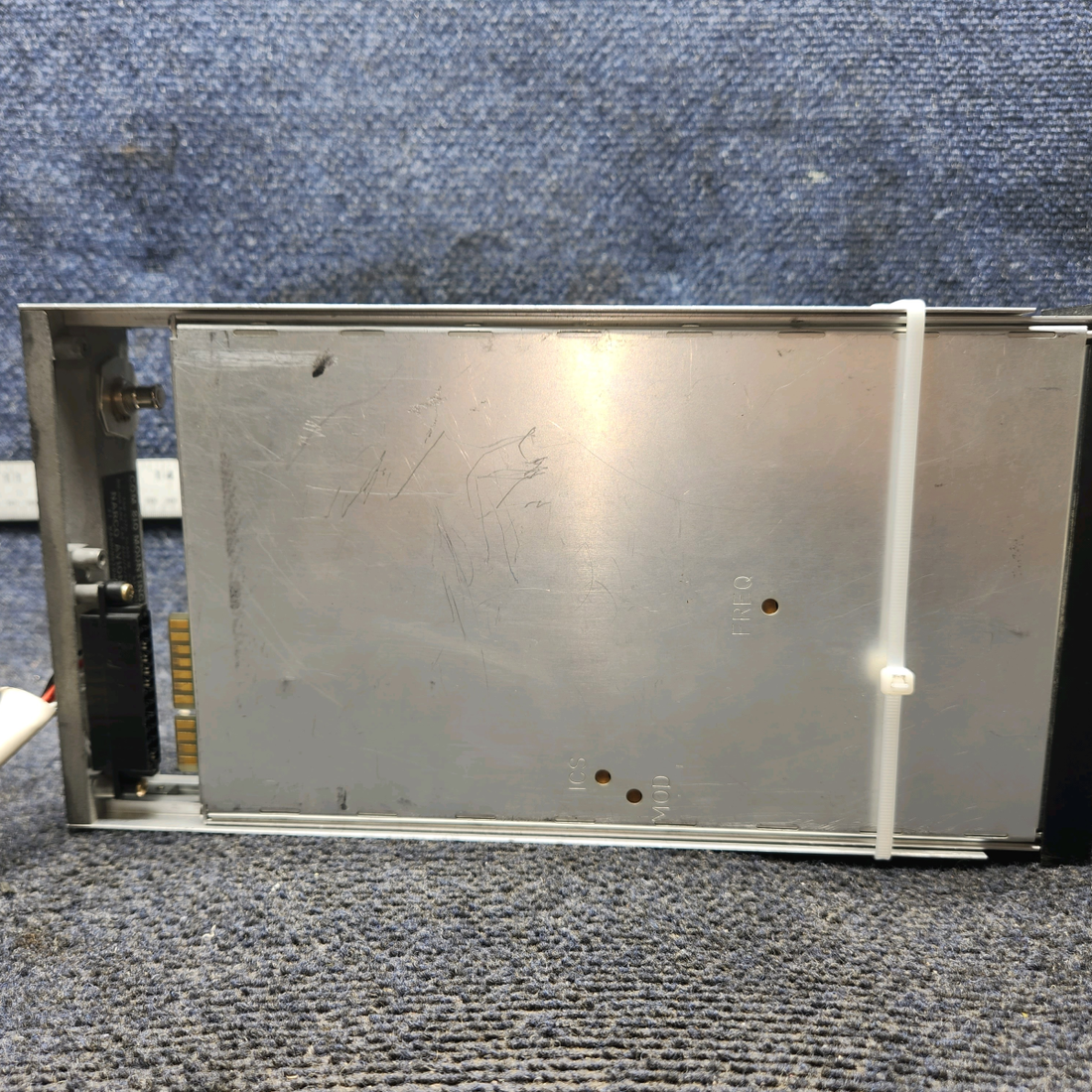 Used aircraft parts for sale, 03114-0309 Narco COM-810 Piper PA28-140 Comm Transceiver w/  Rack and Connectors