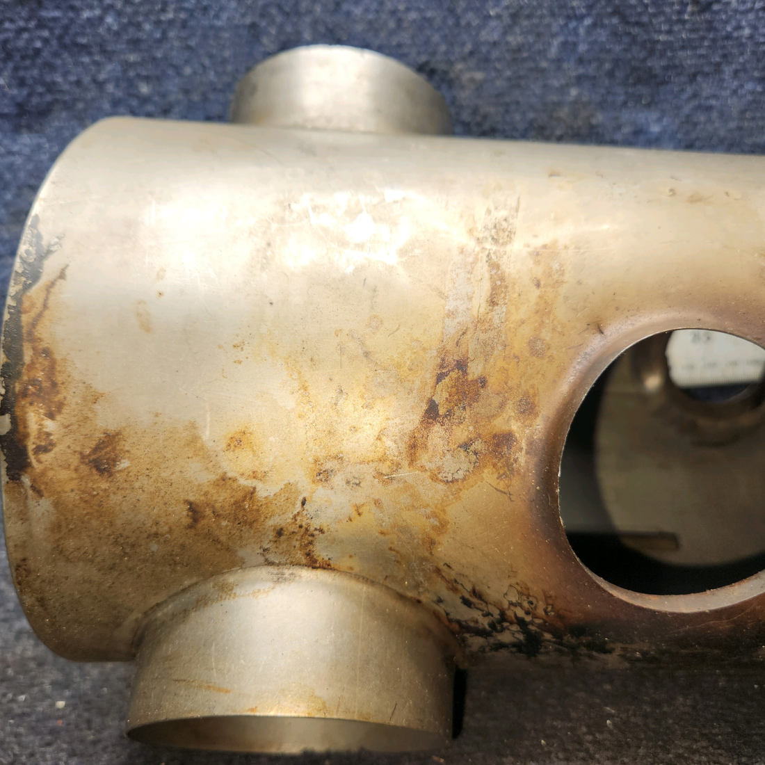 Used aircraft parts for sale, 0550176-38 Continental O-300 Cessna 172F Shroud Assy Exhaust - RH