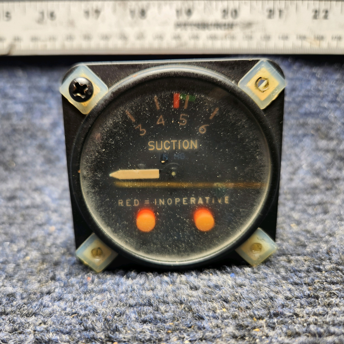 Used aircraft parts for sale, C668519-0101 Airborne 1G5-9 SUCTION GAUGE INDICATOR