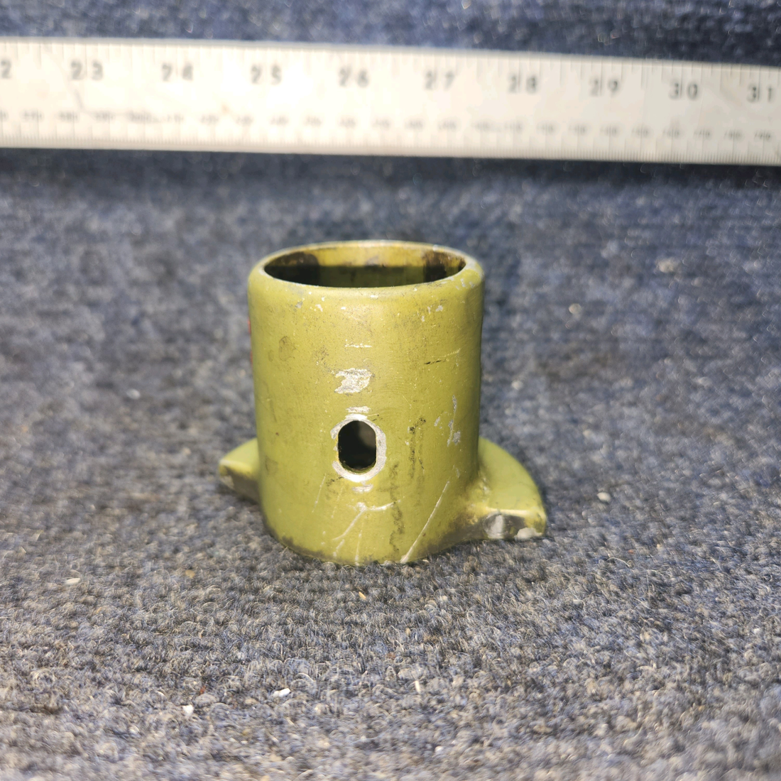 Used aircraft parts for sale, 62856-000 Piper PA28-140 Flap Torque Tube Fitting Assy LH