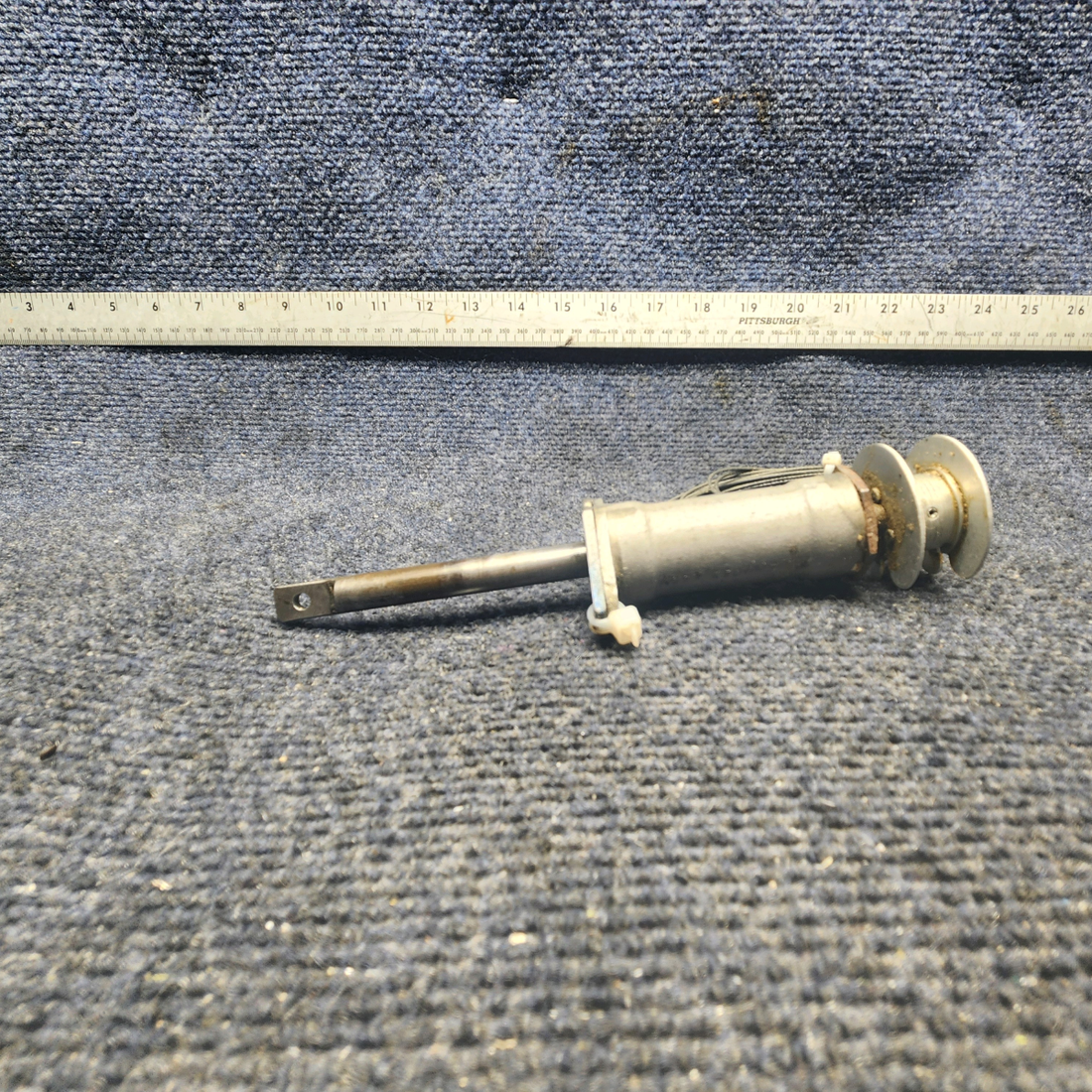 Used aircraft parts for sale, 169-524033-603 Beechcraft A23A Musketeer Custom III STABILATOR TRIM TAB ACTUATOR WITH DRUM