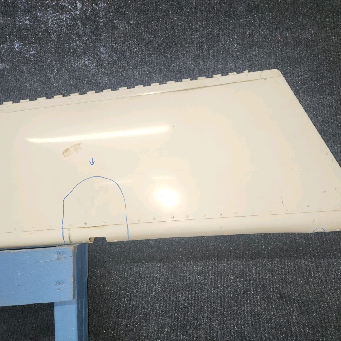 Used aircraft parts for sale, 0432001-52 cessna 150G Elevator Assembly - RH -Trim Tab Not Included