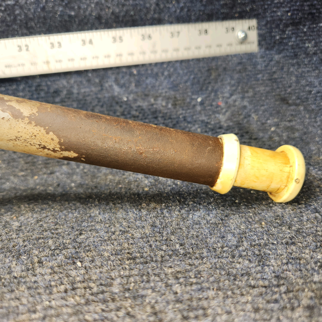 Used aircraft parts for sale, 0510166-6, 0510171-1 Cessna 172E Flap Lever Assembly with Ratchet and Spacers