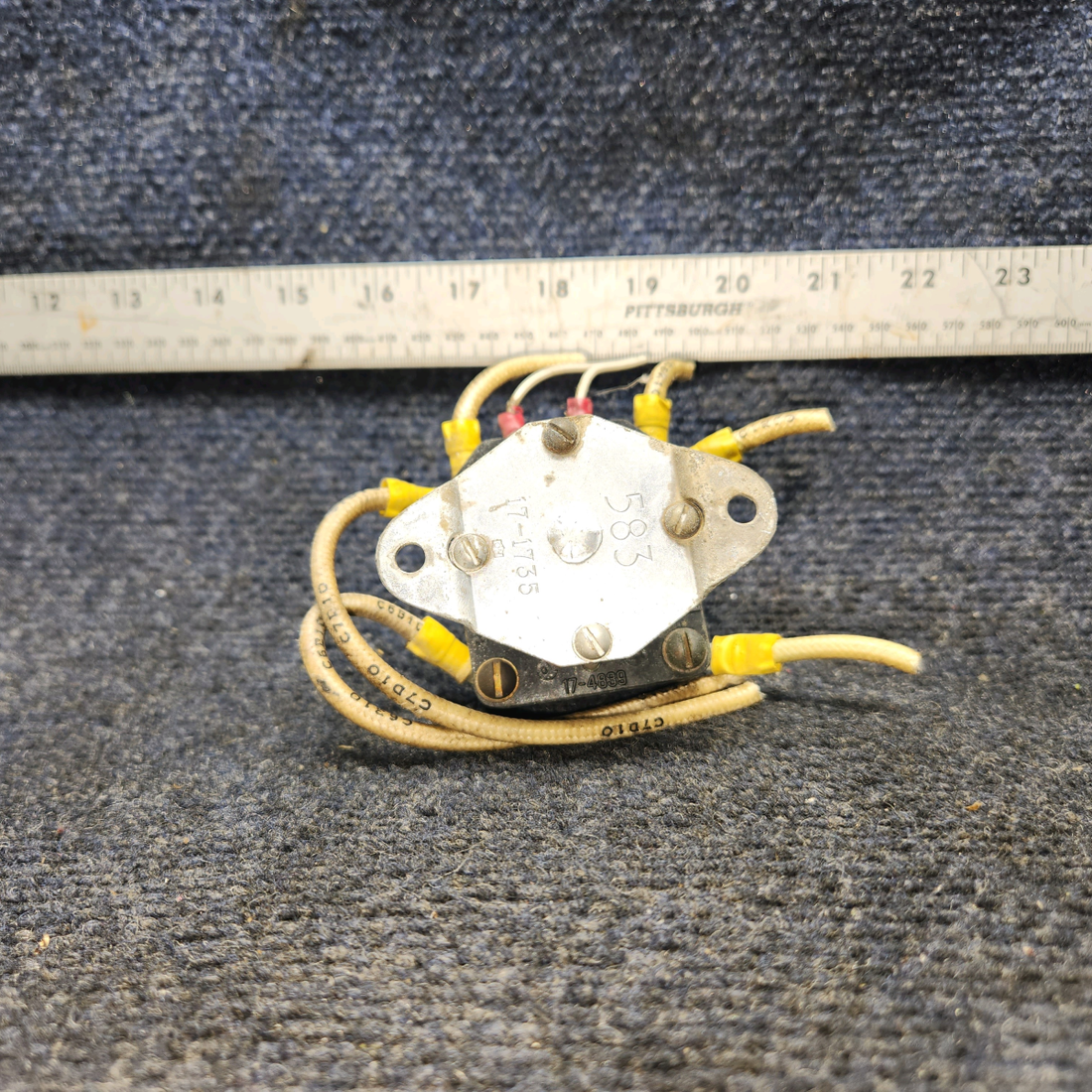 Used aircraft parts for sale, 6041H50A Beechcraft A24R Relay Solenoid 12 Volts