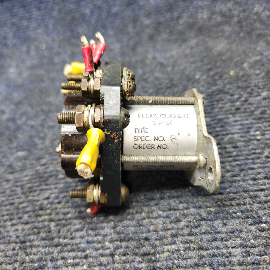 Used aircraft parts for sale, 6041H50A Beechcraft A24R Relay Solenoid 12 Volts