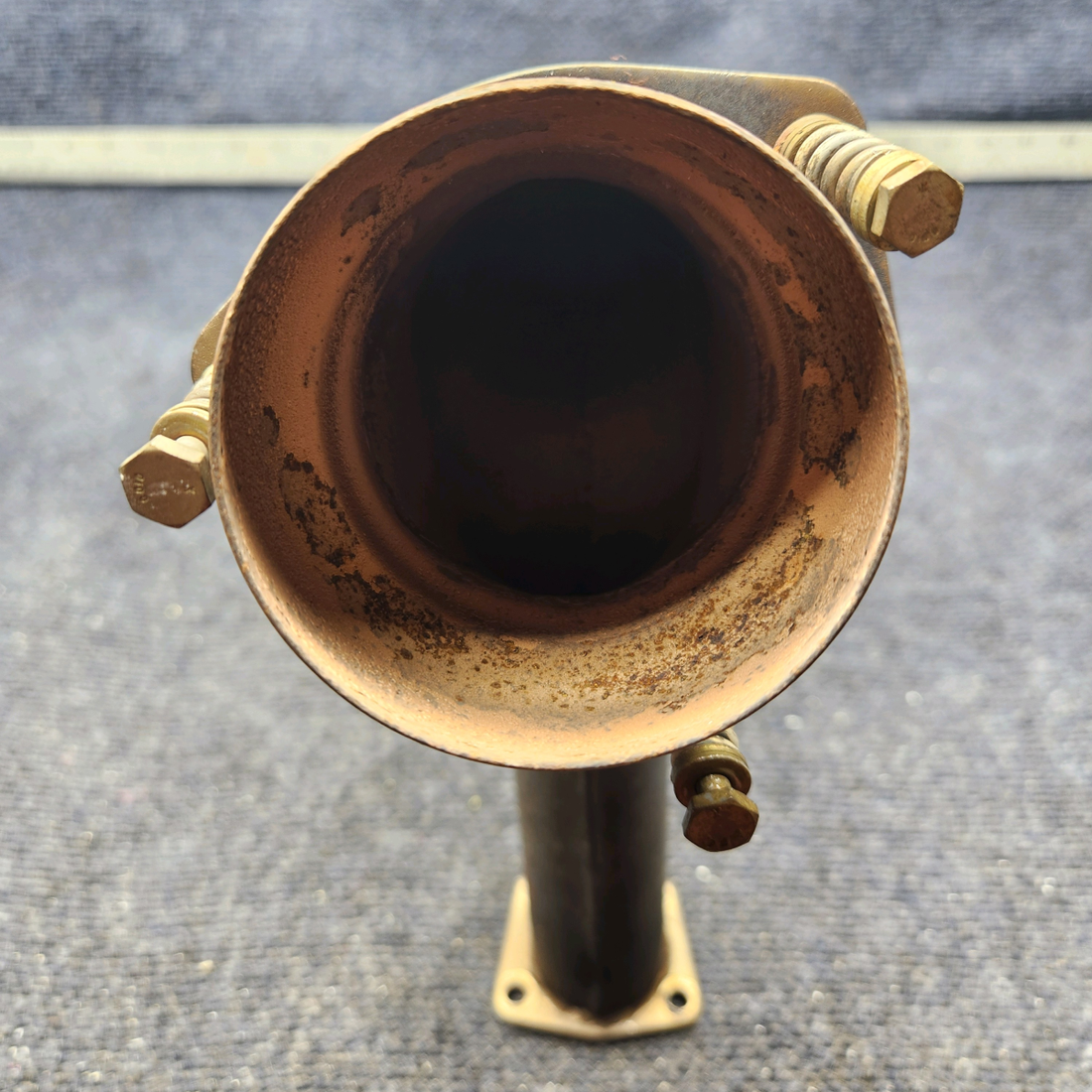 Used aircraft parts for sale, 35-95011 Beechcraft F33A EXHAUST STACK ASSEMBLY LH W/ PROBE HOLES