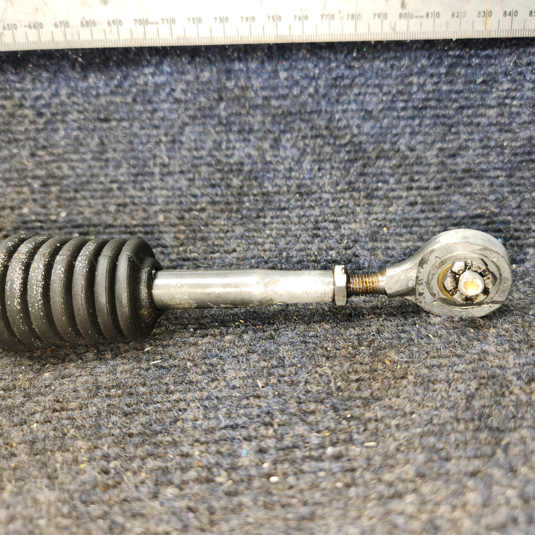 Used aircraft parts for sale, 35-825160 Beechcraft 35-33 Nose Wheel Steering Link Forward Assembly