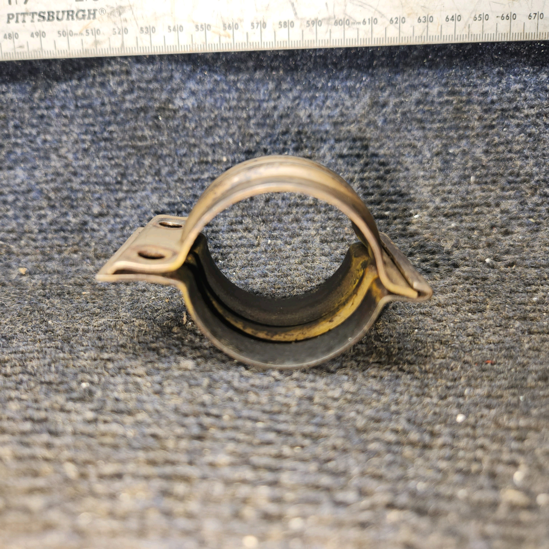 Used aircraft parts for sale, 0550176-50 Cessna 172E Exhaust Clamp Assy